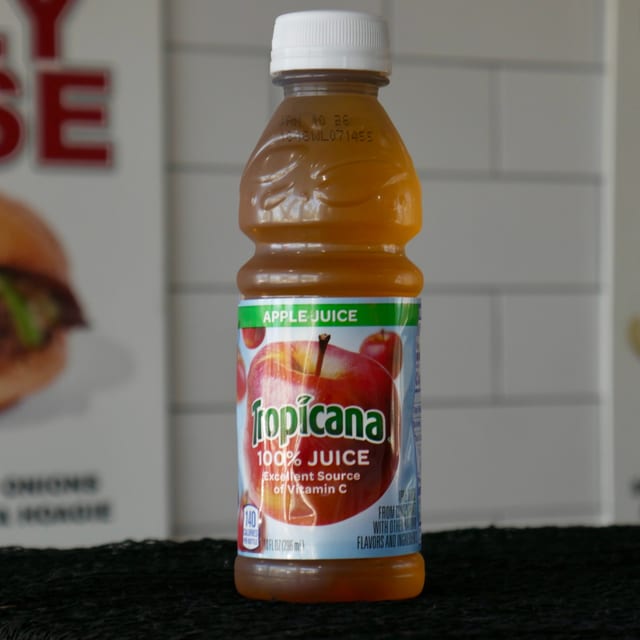 Apple juice.